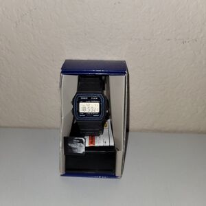 Casio Black and Blue Digital Watch